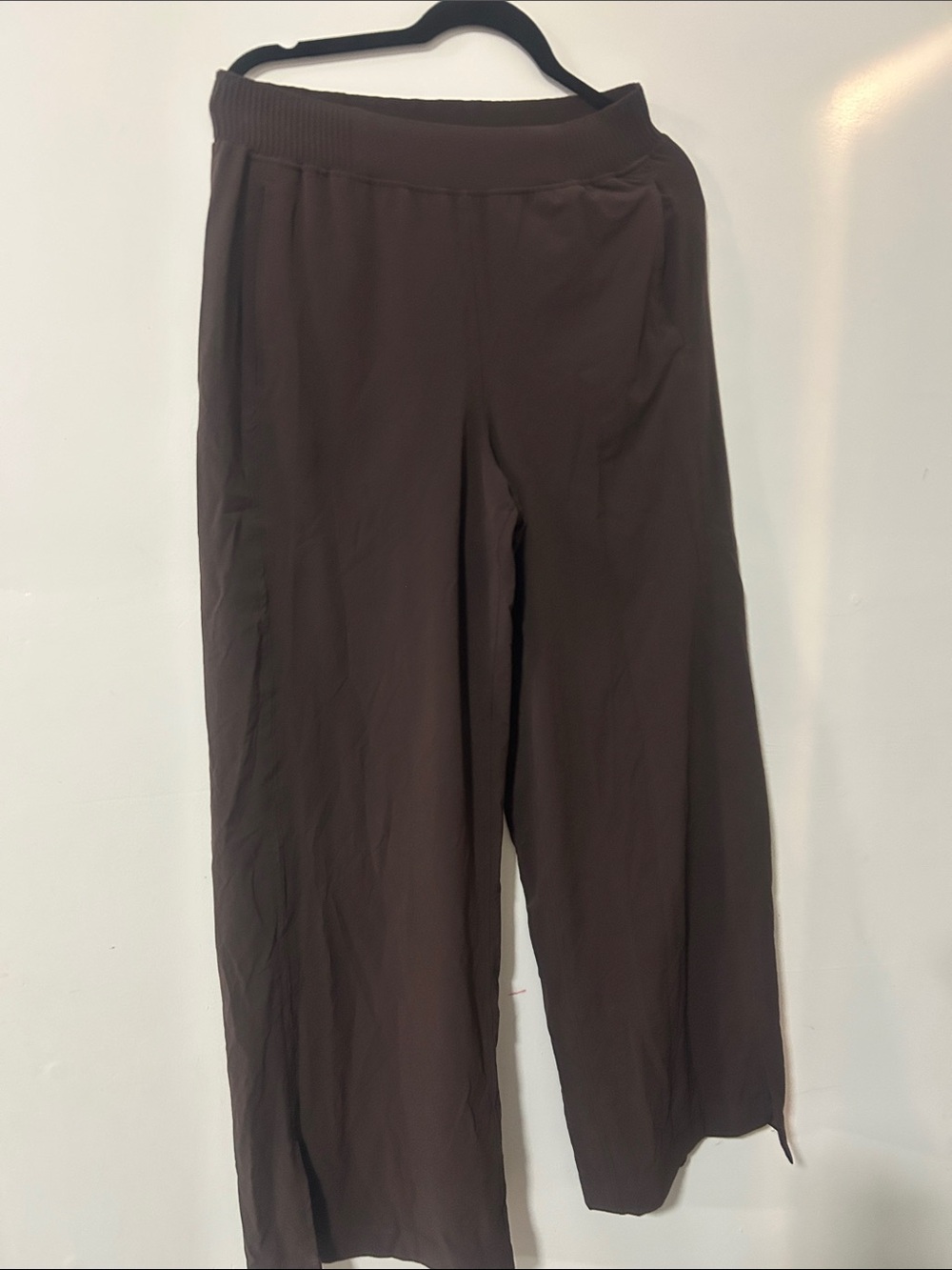 lululemon athletica Wide-Leg Pull-On Pants in Dark Brown